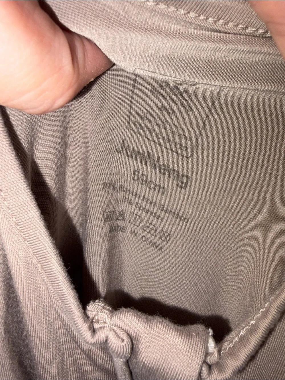 JunNeng Brown Bamboo Footie Zip Sleeper Unisex 0-3M